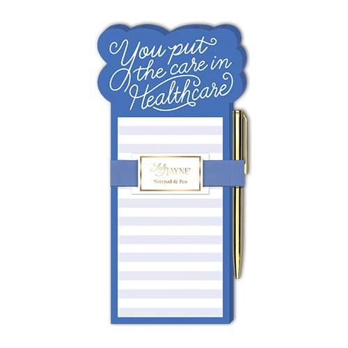 Die-cut Notepad with Pen - Healthcare