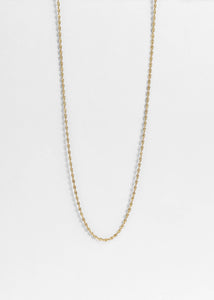 Stainless Steel Gold Singapore Dainty Chain Necklace: Stainless / 16+2"