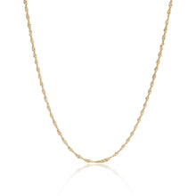 Load image into Gallery viewer, Stainless Steel Gold Singapore Dainty Chain Necklace: Stainless / 16+2&quot;