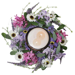 Organic Windflowers Candle Ring
