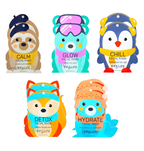 Holiday Snow Buddies Assorted Facial Mask