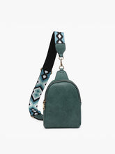 Load image into Gallery viewer, Ellen Sling Bag w/ Removable Guitar Strap: Dark Teal