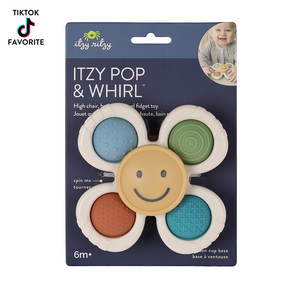 Itzy Pop & Whirl™ - Bath + Travel Toy: Strawberry