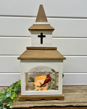 Load image into Gallery viewer, Wooden Church Lantern - Cardinal