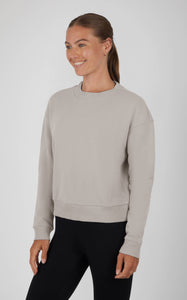 Lux Fleece Brushed Inside Pullover Sweatshirt: CHATEAU GRAY