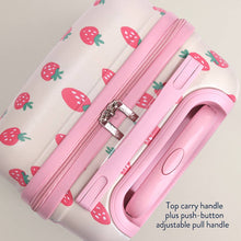 Load image into Gallery viewer, Itzy Explorer™ Suitcase: Strawberries + Cream