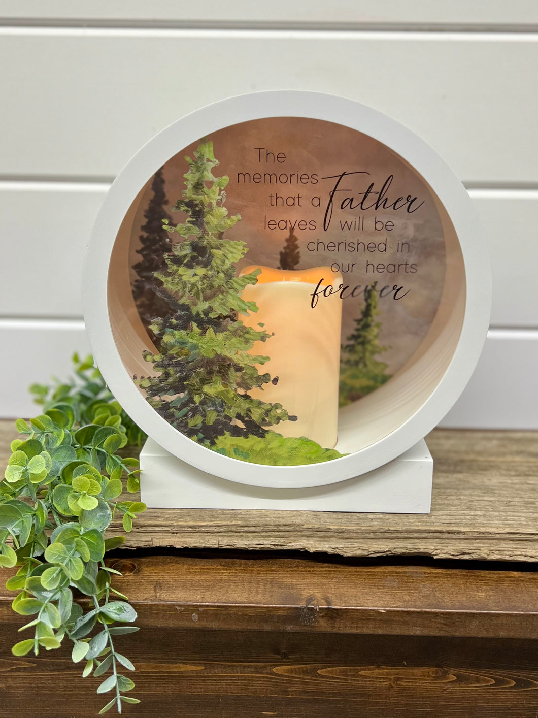 Father Shadow Box Lantern