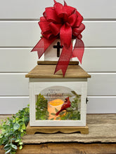 Load image into Gallery viewer, Wooden Church Lantern - Cardinal