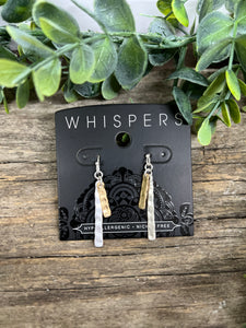Mixed Metal Whisper Earrings Collection 2