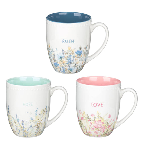 Faith Hope Love Coffee Mugs