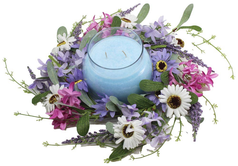 Organic Windflowers Candle Ring