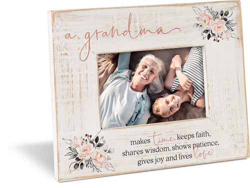 A Grandma Makes Time Keeps Faith Photo Frame (4x6 Photo)