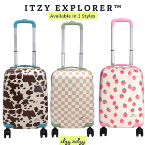 Itzy Explorer™ Suitcase: Strawberries + Cream