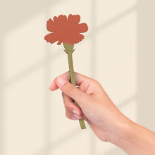 Load image into Gallery viewer, Peach Carnation Wooden Flower