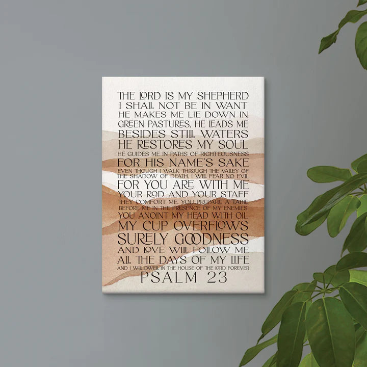 Psalm 23 Canvas