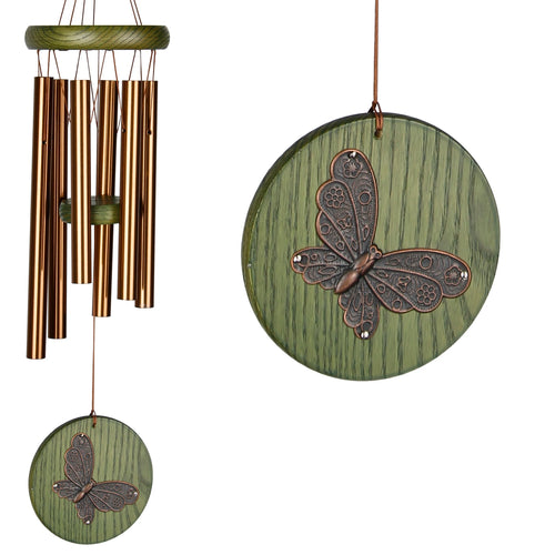 Habitats Chime - Green, Butterfly