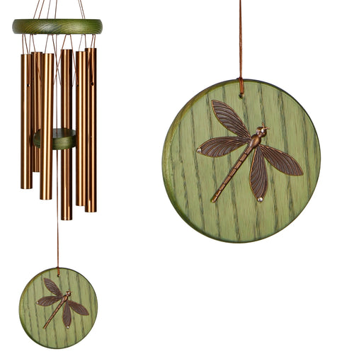 Habitats Chime - Green, Dragonfly