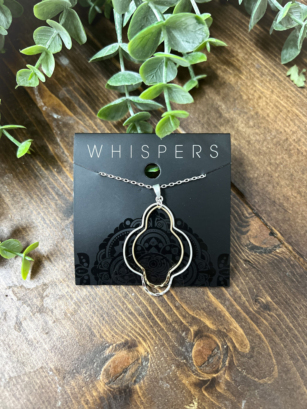 Mixed Metal Whisper Necklace Collection